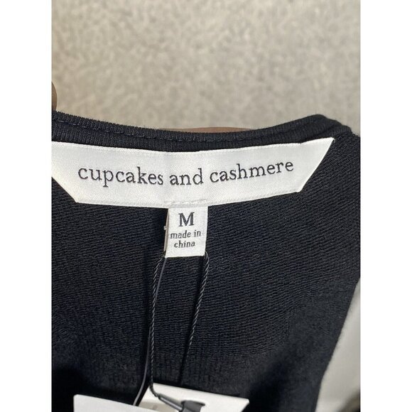 Cupcakes and Cashmere Womens Cold Shoulder‎ Dress Black Size Medium - Picture 6 of 9